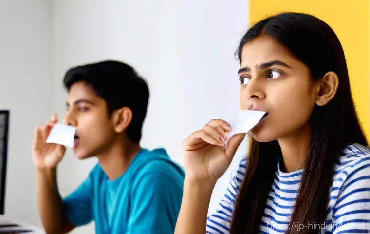 힌디어 모음과 자음 - "A young adult, perhaps a woman in her late teens or early twenties, sits at a wooden desk, utterly ... 힌디어 모음과 자음 - "A young adult, perhaps a woman in her late teens or early twenties, sits at a wooden desk, utterly ...