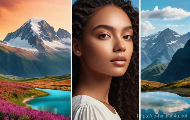 힌디어 알파벳 구조 - Here are three detailed image prompts: